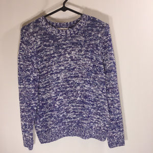 Purple Long Sleeve Knit Top